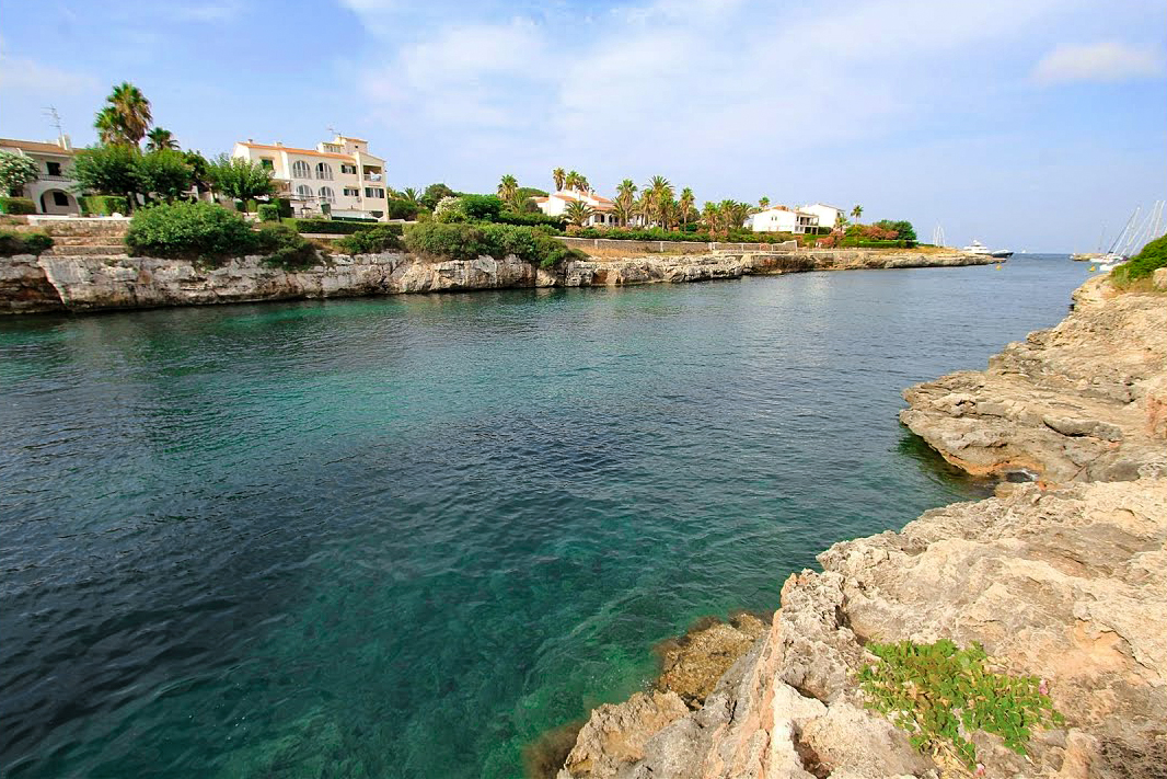 Unique front line building plot for sale in Menorca