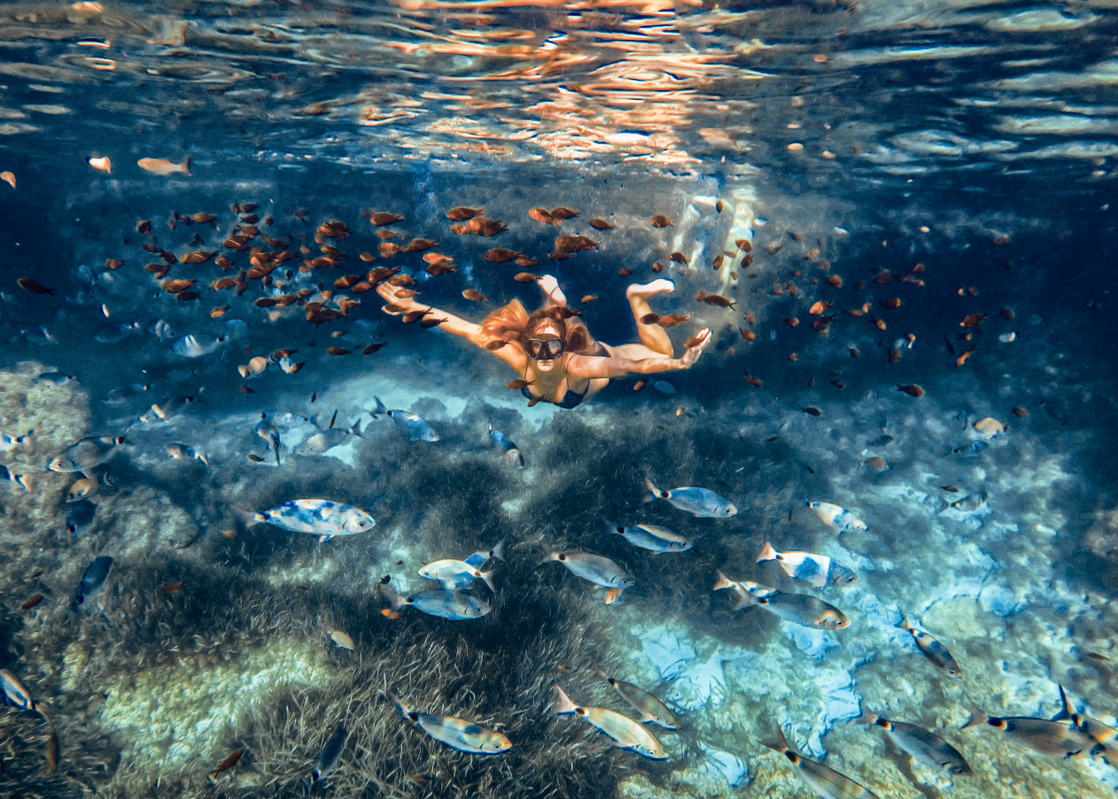 Snorkeling sous-marin à Minorque