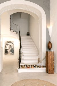 Art et design, Galerie Enso, Maison de maître, Entrée, Escalier